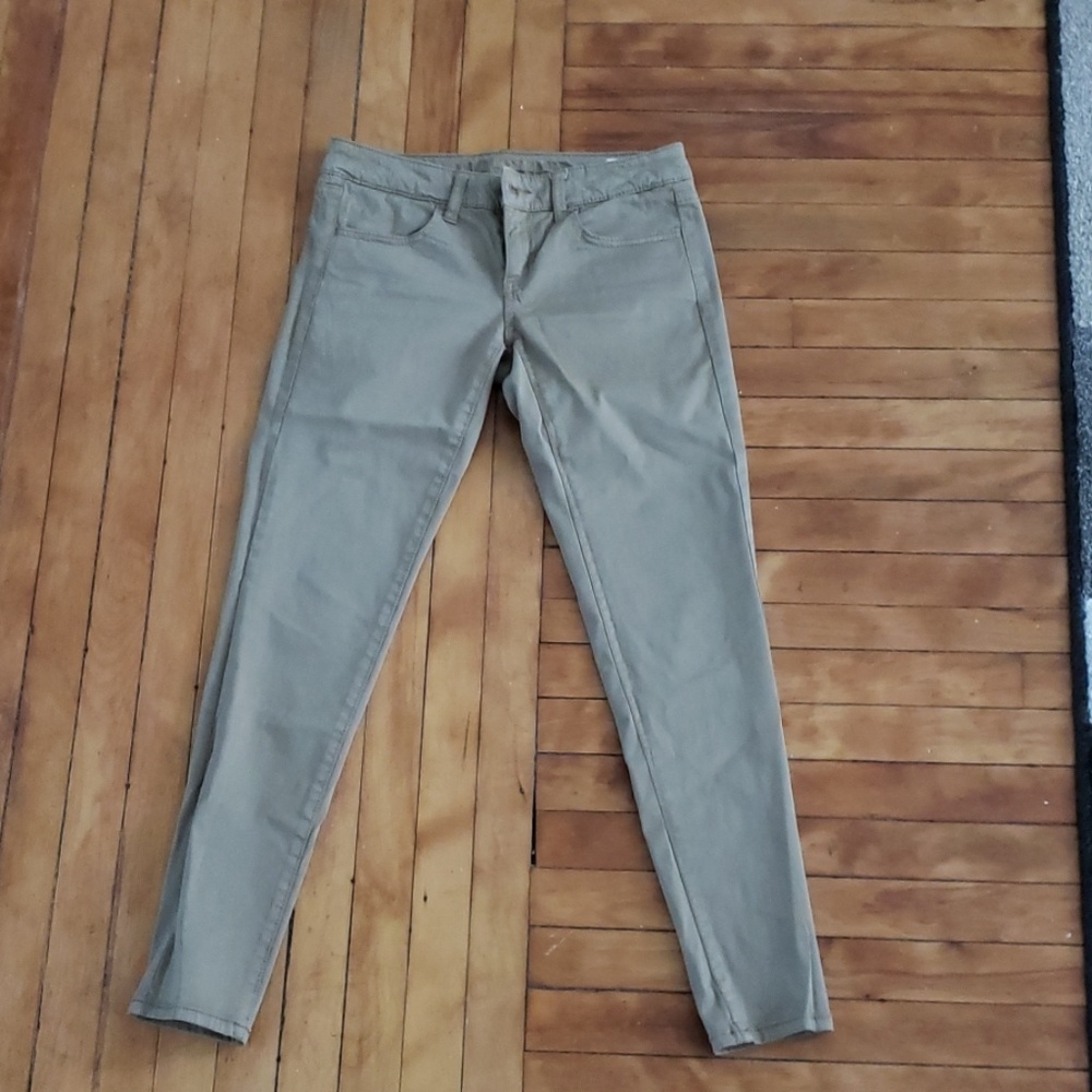 Dark khaki jeggings